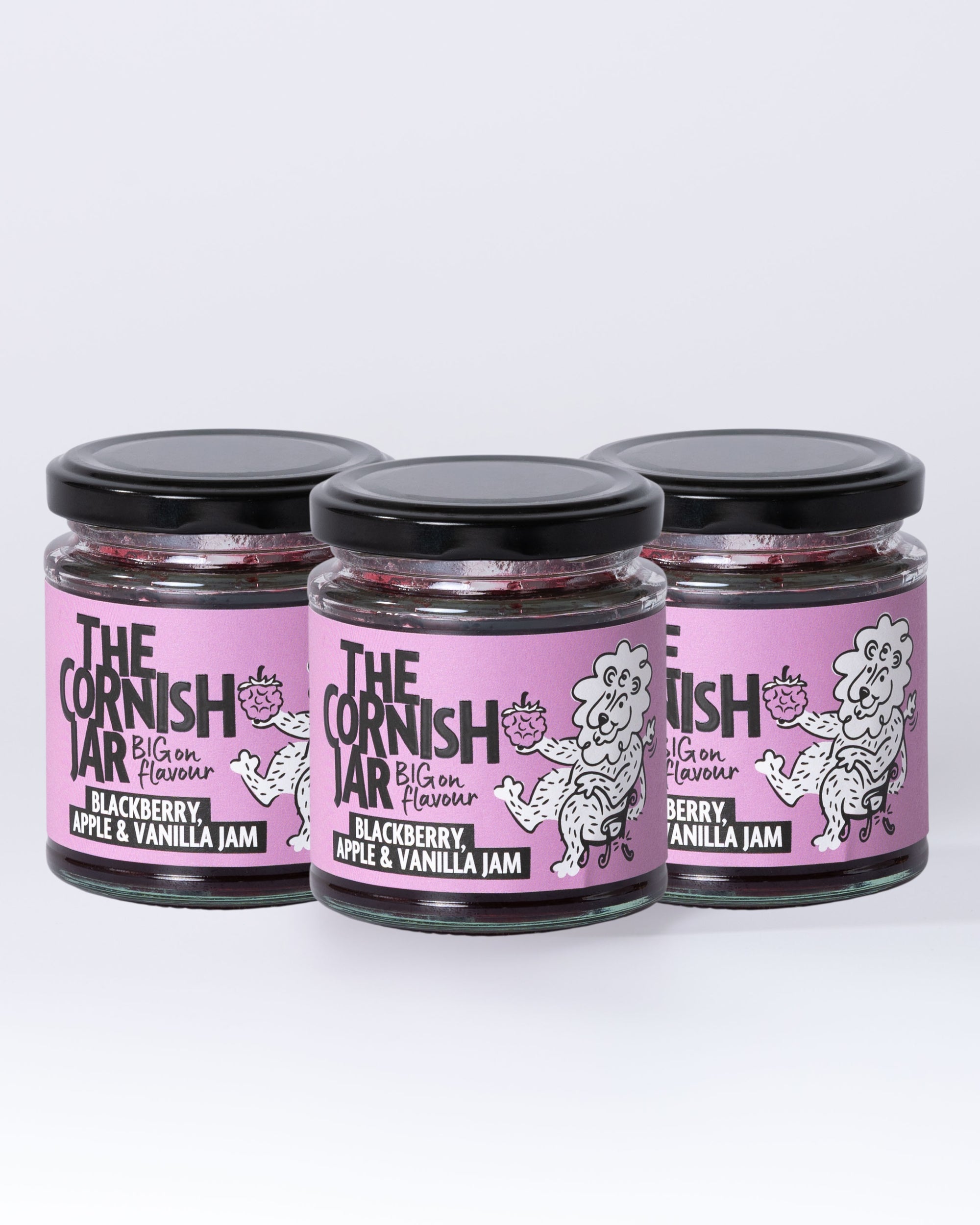 Blackberry, Apple & Vanilla Jam: 3 Pack