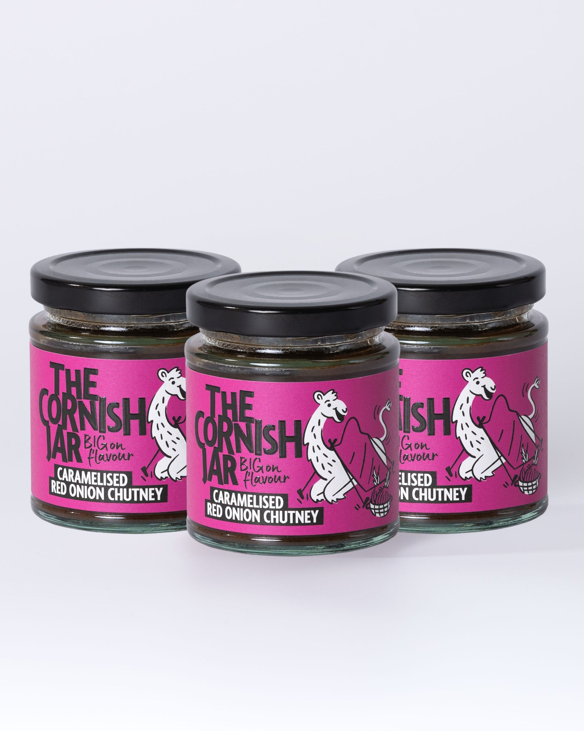 Caramelised Red Onion Chutney: 3 Pack