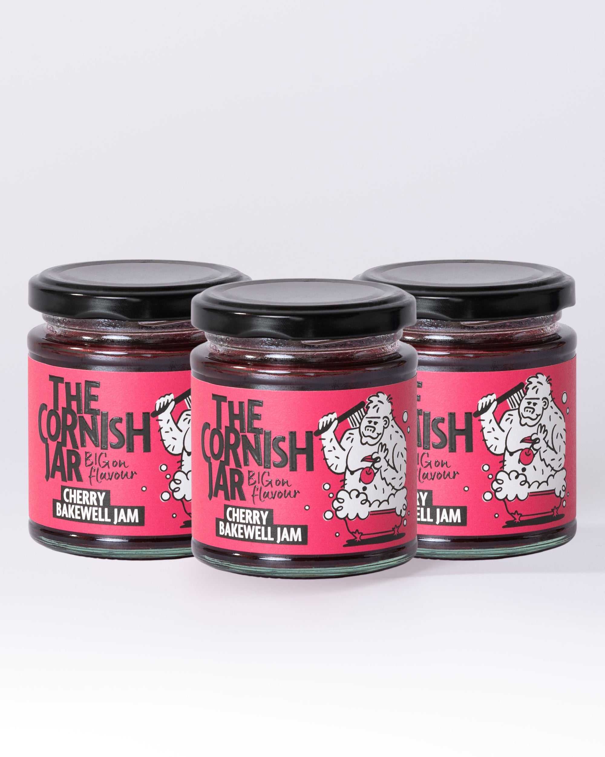 Cherry Bakewell Jam: 3 Pack