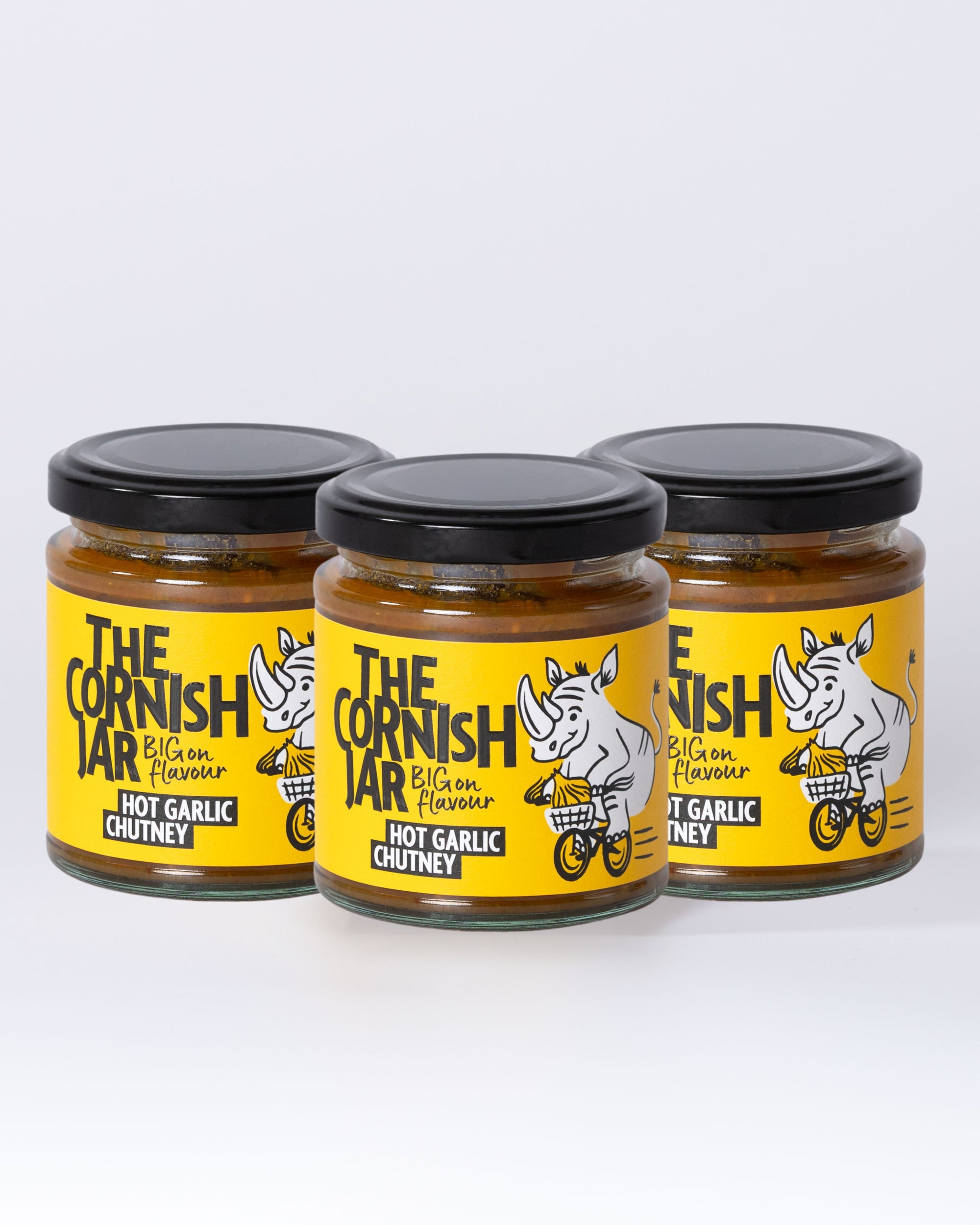 Hot Garlic Chutney: 3 Pack