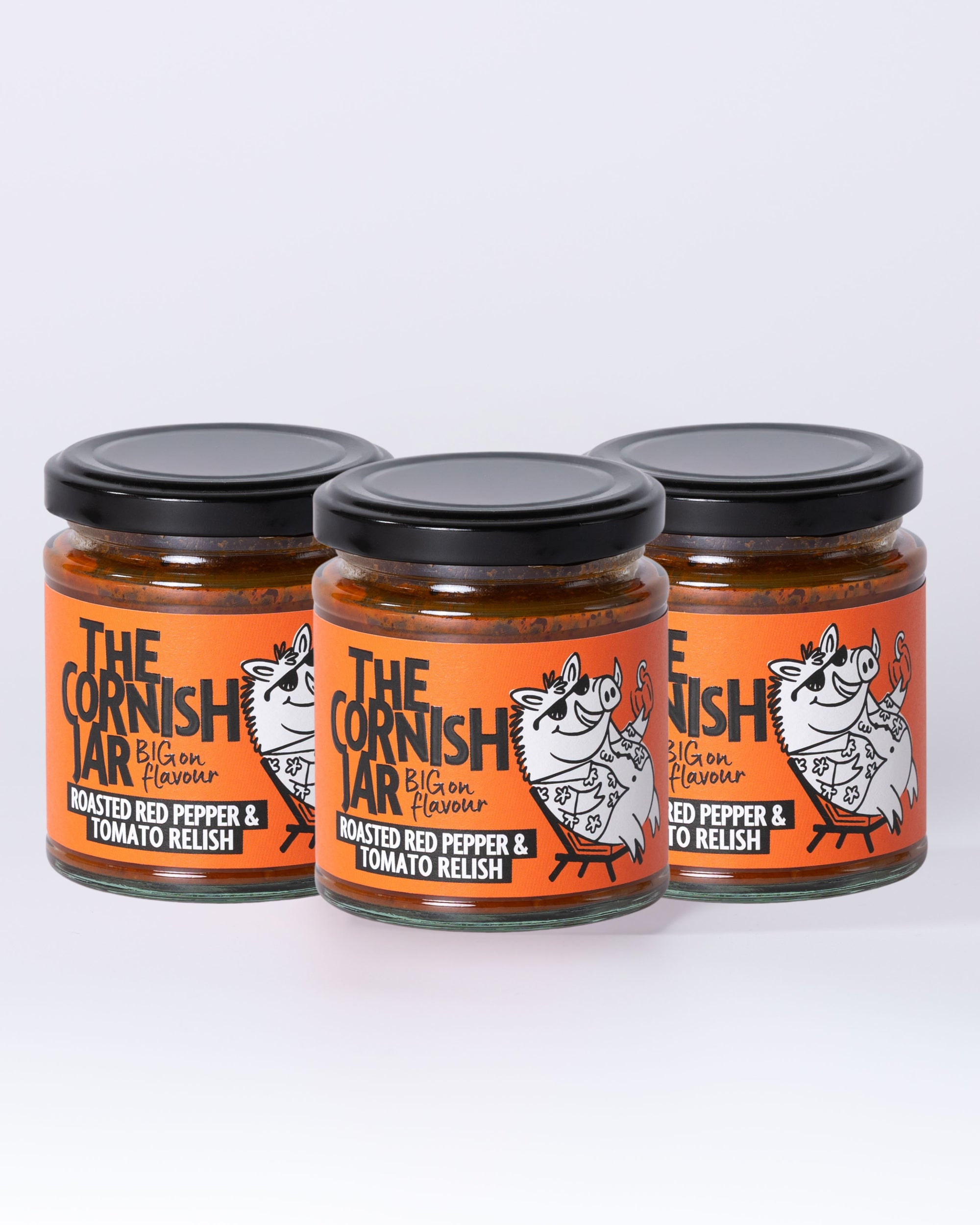 Roasted Red Pepper & Tomato Relish: 3 Pack